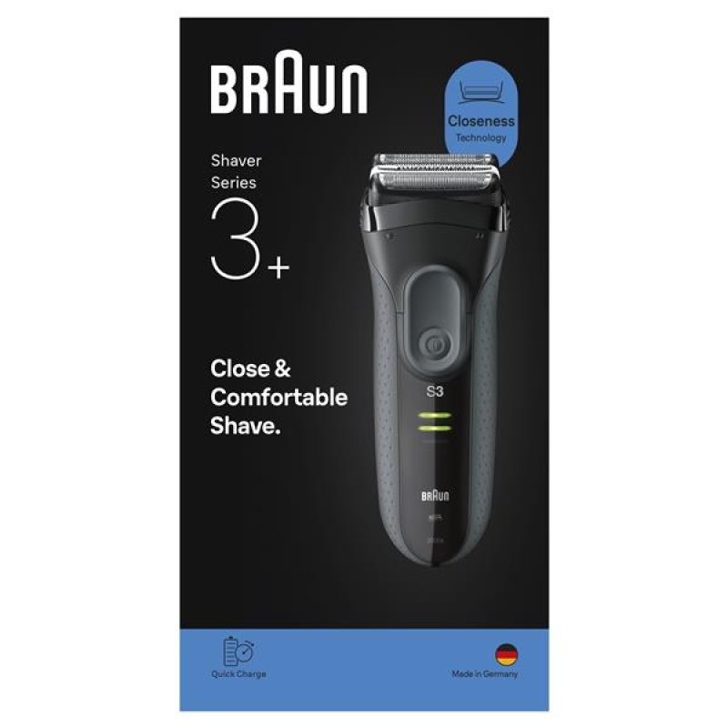 Braun Serie 3 3000S Foil shaver Grey