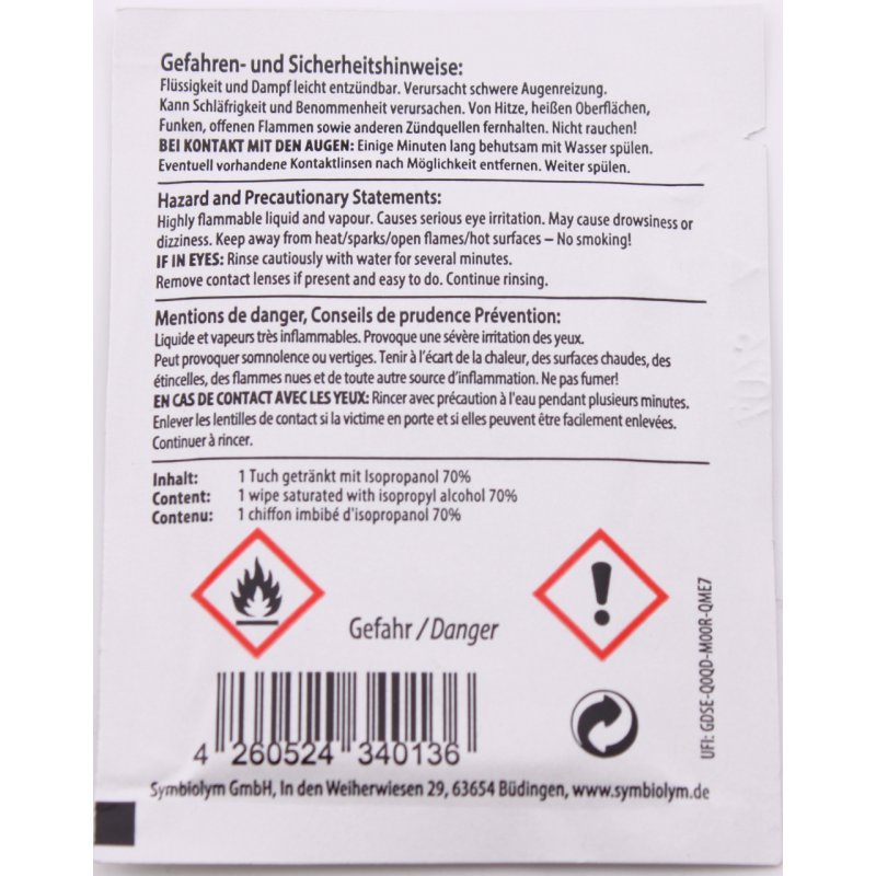 THERMAL HERO Wärmeleitpasten-Reinigungstücher IA70 10er-Pack