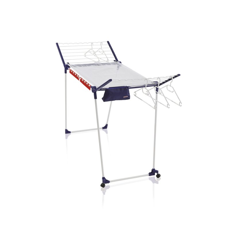 Leifheit 81520 laundry drying rack/line Floor-standing rack Blue, White