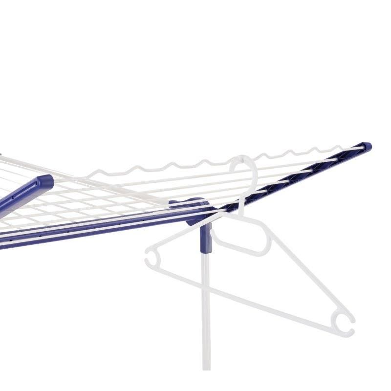 Leifheit 81520 laundry drying rack/line Floor-standing rack Blue, White