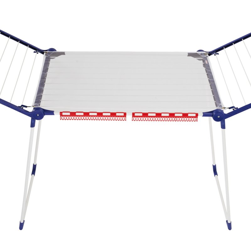 Leifheit 81520 laundry drying rack/line Floor-standing rack Blue, White