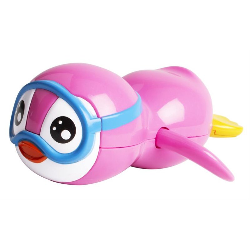 (bundle product) Magni - Wind Up Bath Toy - Penguin - Pink ( 3618 )