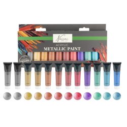 Nassau - Acrylic Metallic paint - 12x36 ml (AR0768/GE)