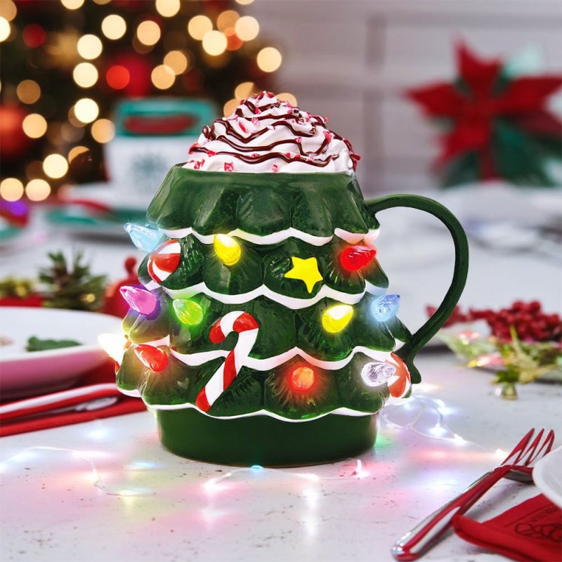 Led Christmas Tree Mug