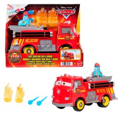 Disney Pixar Cars Disney and Pixar Cars Radiator Springs Race & Rescue Fire Fighting Red & Guido & Accessories