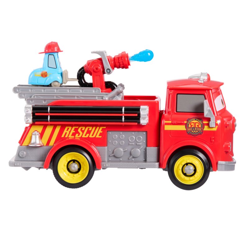 Disney Cars - Radiator Springs Race & Rescue Fire Fighting Red & Guido Playset (JFL54)