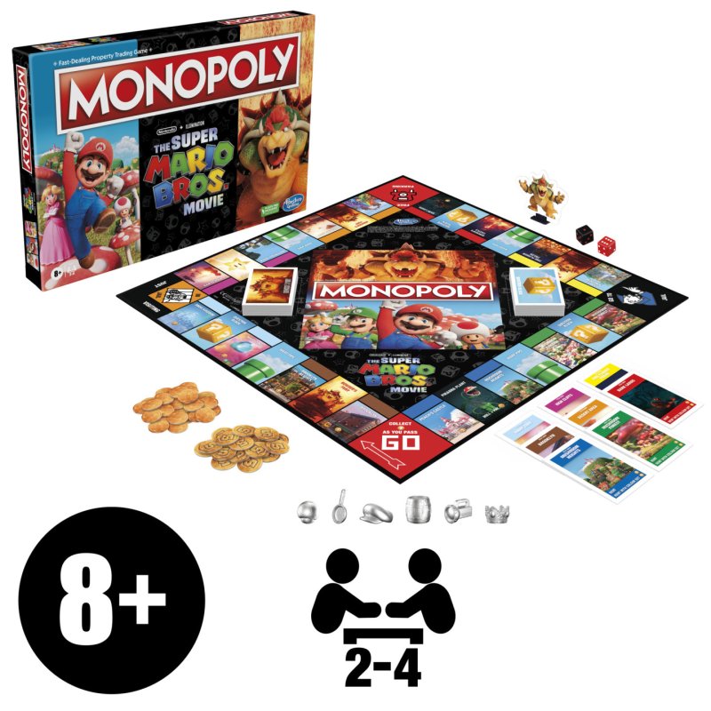 Monopoly Mario Bros Jeu de société Simulation économique