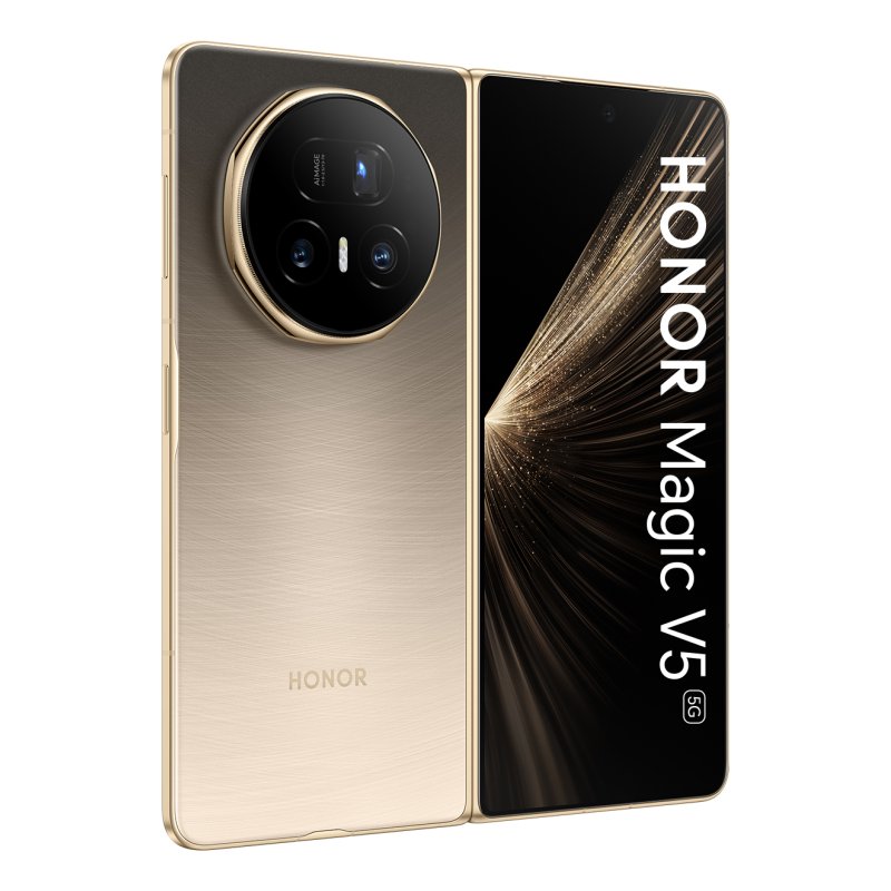 Honor MAGIC V5 20,2 cm (7.95") MagicOS 9.0.1 5G USB Type-C 16 Go 512 Go 5820 mAh Or