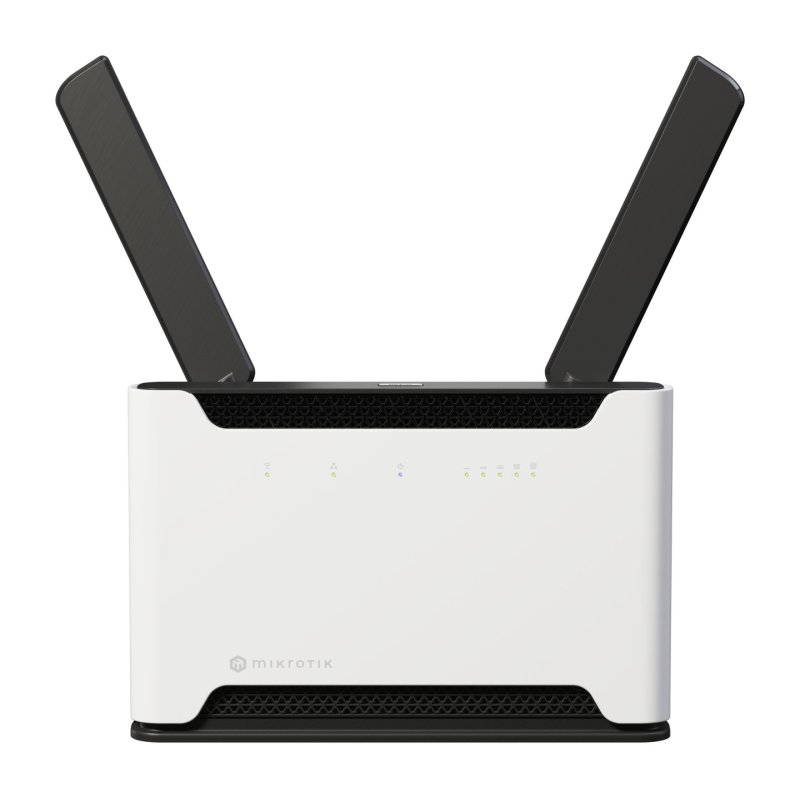 Mikrotik Chateau 5G R17 ax wireless router Gigabit Ethernet Dual-band (2.4 GHz / 5 GHz) Black, Grey