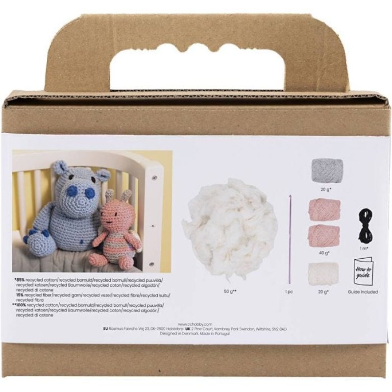 Craft Kit Amigurumi - Honeybee - pastel colours (977874)