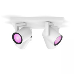 Philips Hue White and Color ambiance Spot quadruple Argenta
