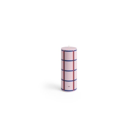 HAY - Column Candle Medium H20 (Pink & Red & Bordeaux & Blue)