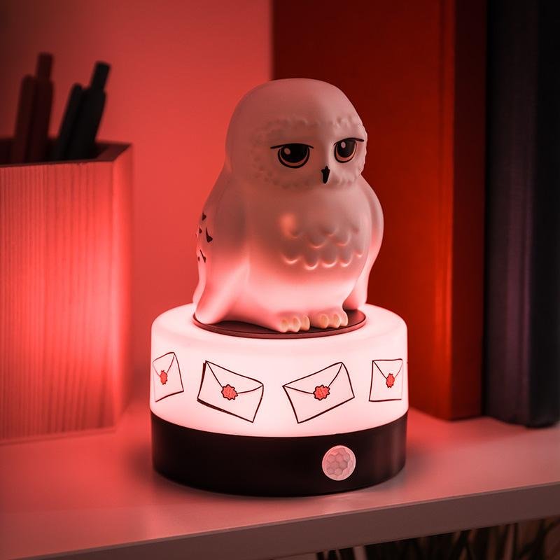 HARRY POTTER - Hedwige - Lampe & Son avec Détecteur de Mouvement