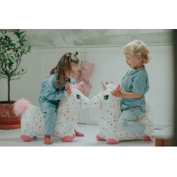 KREA Hop And Bounce Plush Horse, Rainbow (36-2033)