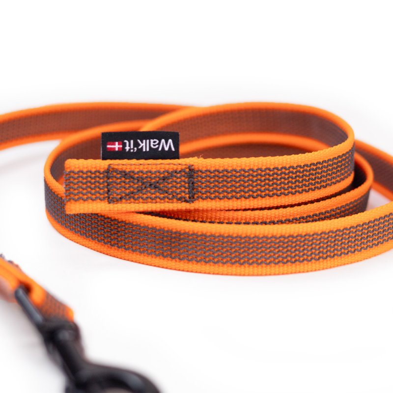 WalkFit - Walk'it Anti-slip Tracking Leash without Handle - Orange - XL - 10m