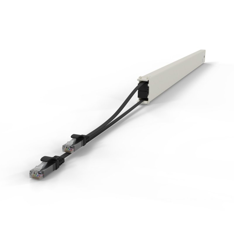 PATCHBOX CONE46UTPBK câble de réseau Noir 2,5 m Cat6a U/UTP (UTP)