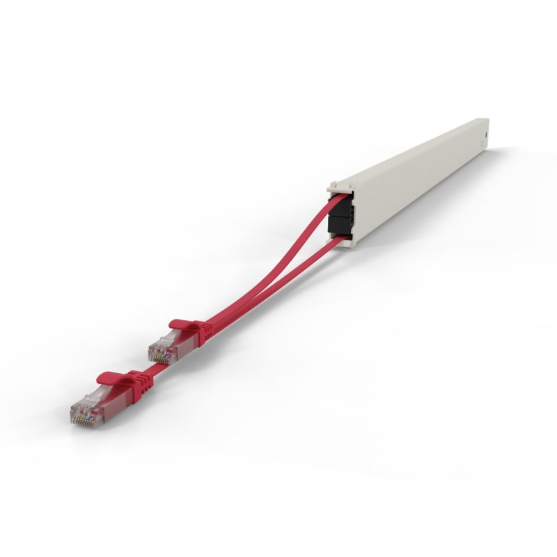 PATCHBOX CONE46UTPRD câble de réseau Rouge 2,5 m Cat6a U/UTP (UTP)