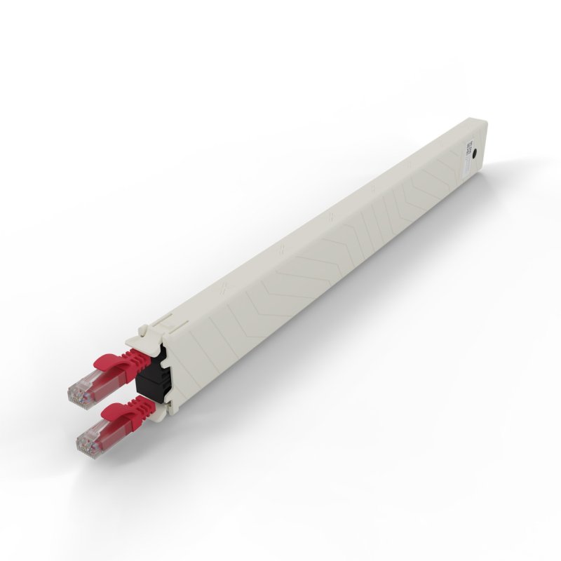 PATCHBOX CONEX8UTPRD câble de réseau Rouge 0,8 m Cat6a U/UTP (UTP)