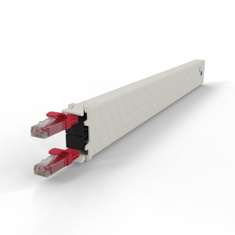 PATCHBOX CONEX8UTPRD câble de réseau Rouge 0,8 m Cat6a U/UTP (UTP)