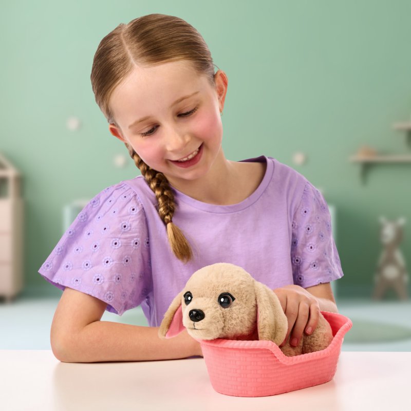 Moose Toys Little Live Pets My Really Real Puppy Mini's - Golden Retriever Buddy