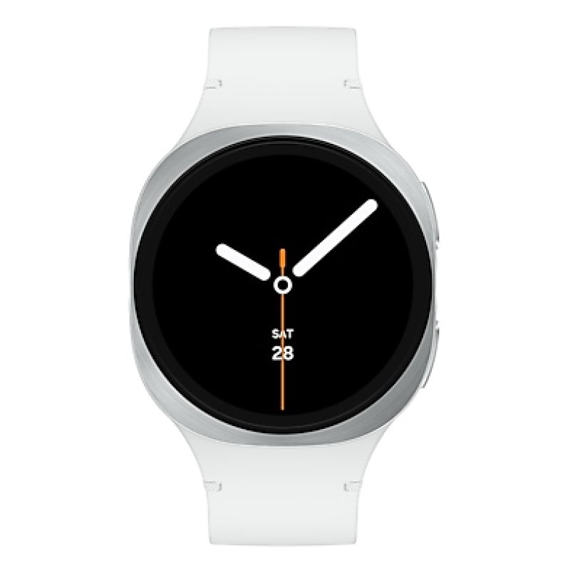 Samsung Galaxy Watch 8 3.3 cm (1.3 ) AMOLED 40 mm Digital 438 x 438 pixels Touchscreen 4G Silver Wi-Fi GPS (satellite)