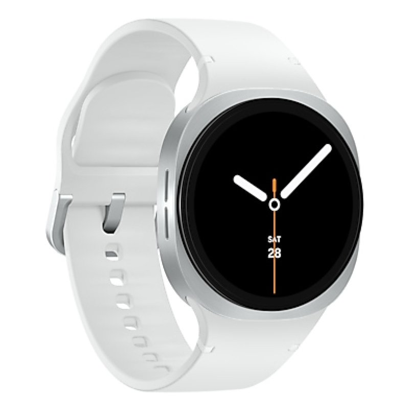 Samsung Galaxy Watch 8 3,3 cm (1.3") AMOLED 40 mm Numérique 438 x 438 pixels Écran tactile 4G Argent Wifi GPS