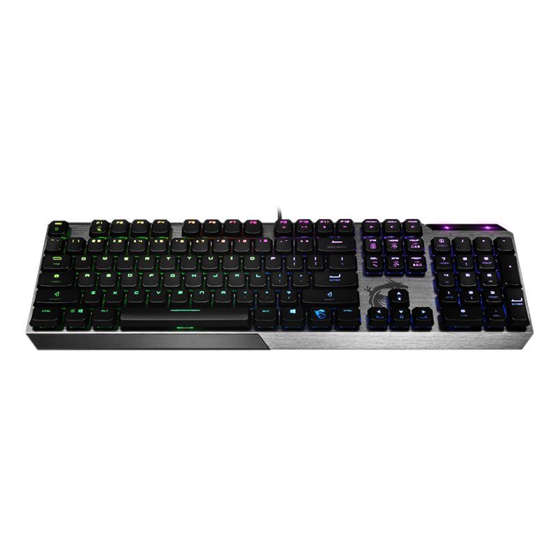MSI VIGOR GK50 LOW PROFILE Mechanical Gaming Keyboard 'US-Layout, KAILH Low-Profile Switches, Multi-Layer RGB LED