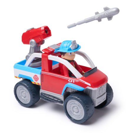 Paw Patrol Fire Rescue - Ryders Rettungsfahrzeug (mit Drohnen-Abwerfer und Ryder Figur)