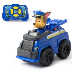 PAW Patrol Chase RC Action Cruiser, Remote Control Car with LED Lights & Easy-Steer Controller, Pretend Play Kids Toys