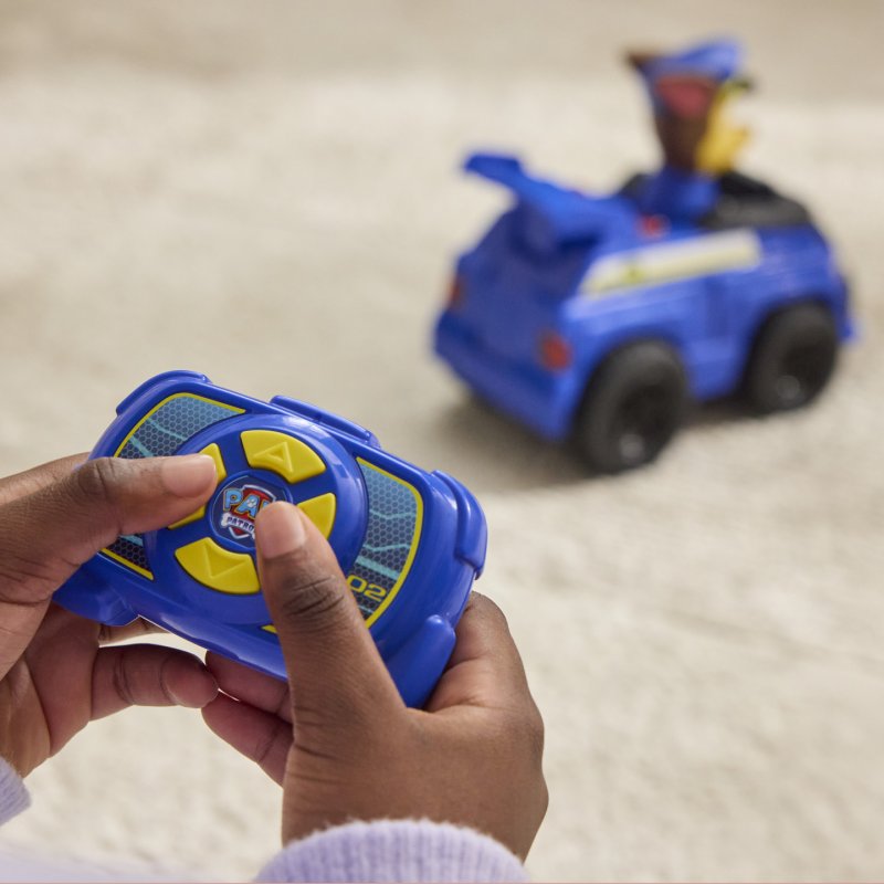 PAW Patrol VEHICULE RC INTERACTIF CHASE La Pat' Patrouille