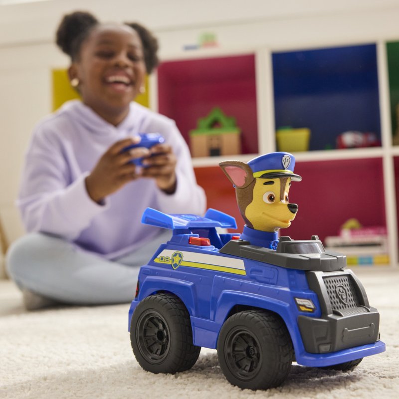 PAW Patrol VEHICULE RC INTERACTIF CHASE La Pat' Patrouille