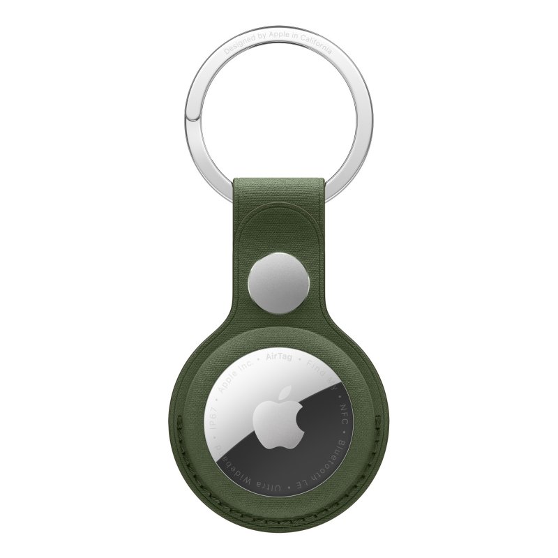 Apple AirTag FineWoven Key Ring - Moss