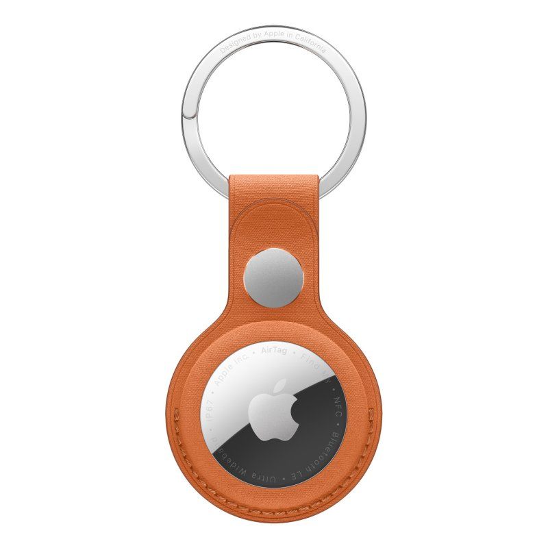 Airtag Finewoven Key Ring Fox Orange