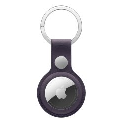 Apple AirTag FineWoven Key Ring – Midnight Purple
