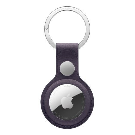 Apple AirTag FineWoven Key Ring – Midnight Purple