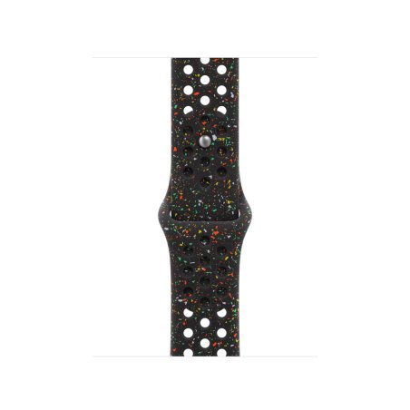 Apple 40mm Midnight Black Nike Sport Band - M/L Bande Noir Aluminium, Fluoroélastomère