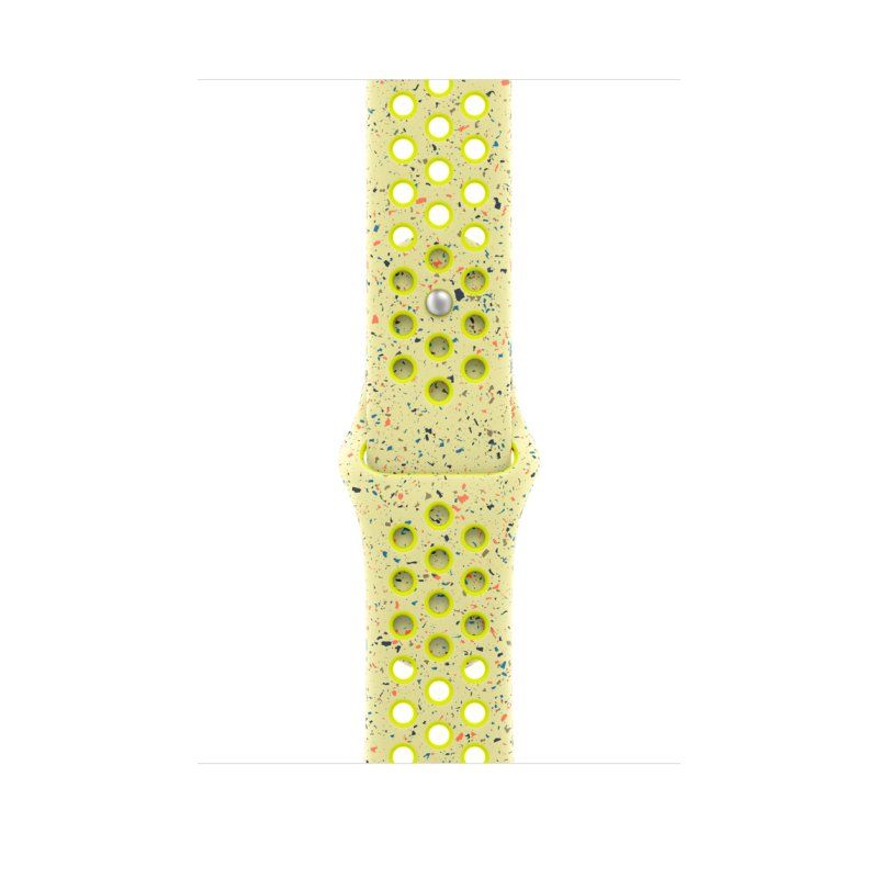 Apple 46mm Volt Splash Nike Sport Band - M/L Bande Jaune Aluminium, Fluoroélastomère
