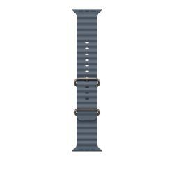 Apple Natural Titanium Finish Band Blue Fluoroelastomer, Titanium