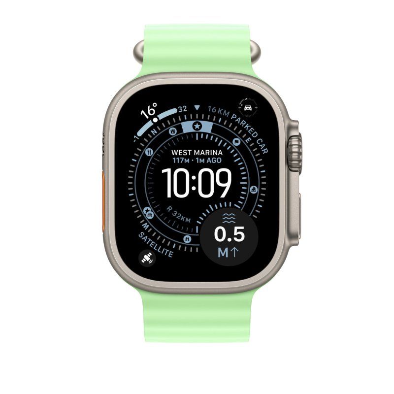 Apple Watch 49 Neon Green N Ti Ob