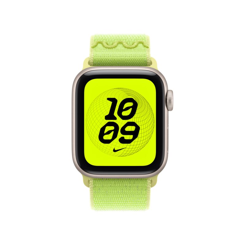 Apple Nike Sport Loop Band Green Nylon, Recycled polyester, Spandex