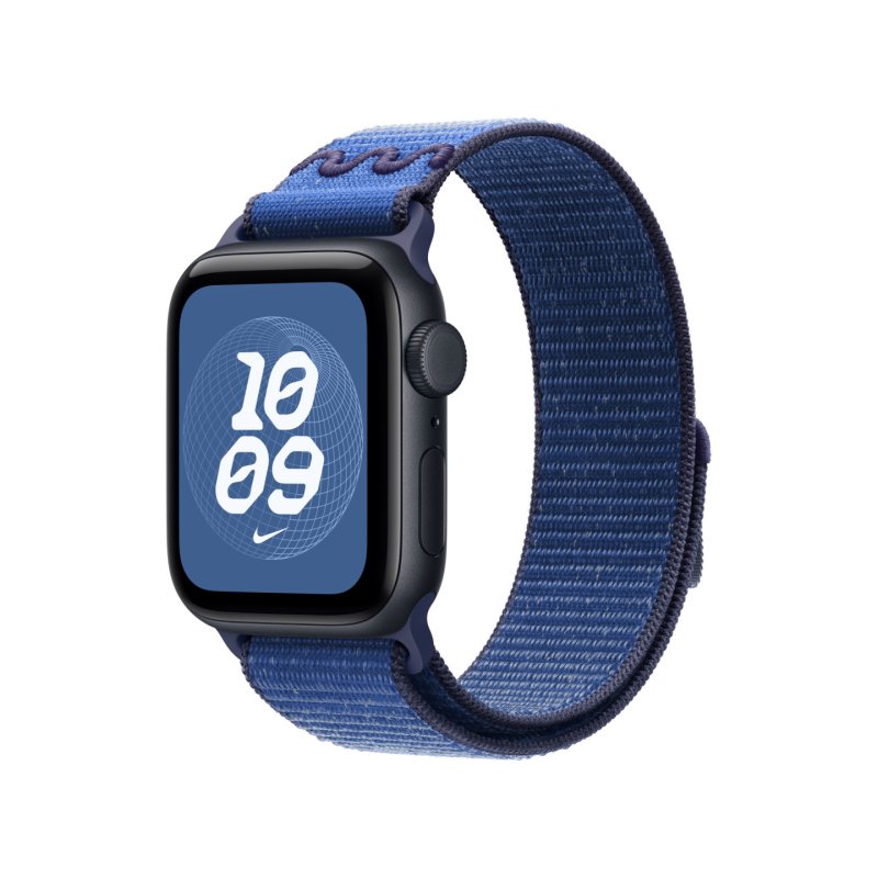 Apple Nike Sport Loop Bande Bleu Nylon, Polyester recyclé, Spandex