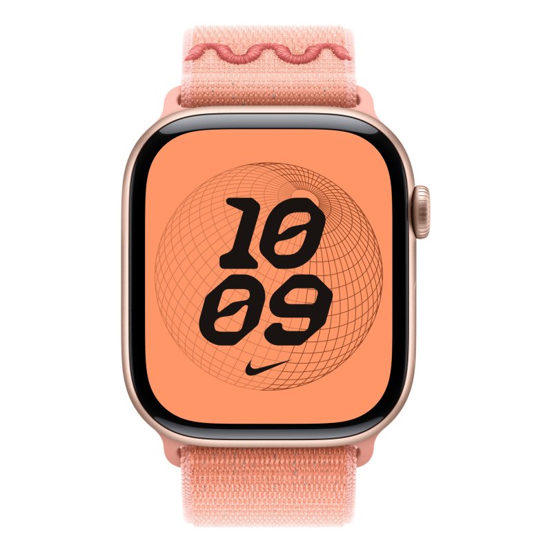 Apple MGD54ZM/A accessoire intelligent à porter sur soi Bande Rose Nylon, Polyester recyclé, Spandex