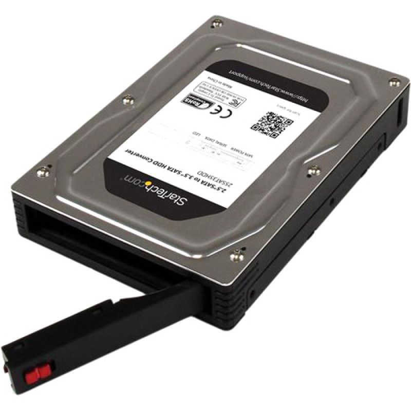 StarTech.com Boîtier Adaptateur en Aluminium pour DD / SSD SATA 2,5" vers 3,5" jusqu'à 12,5 mm