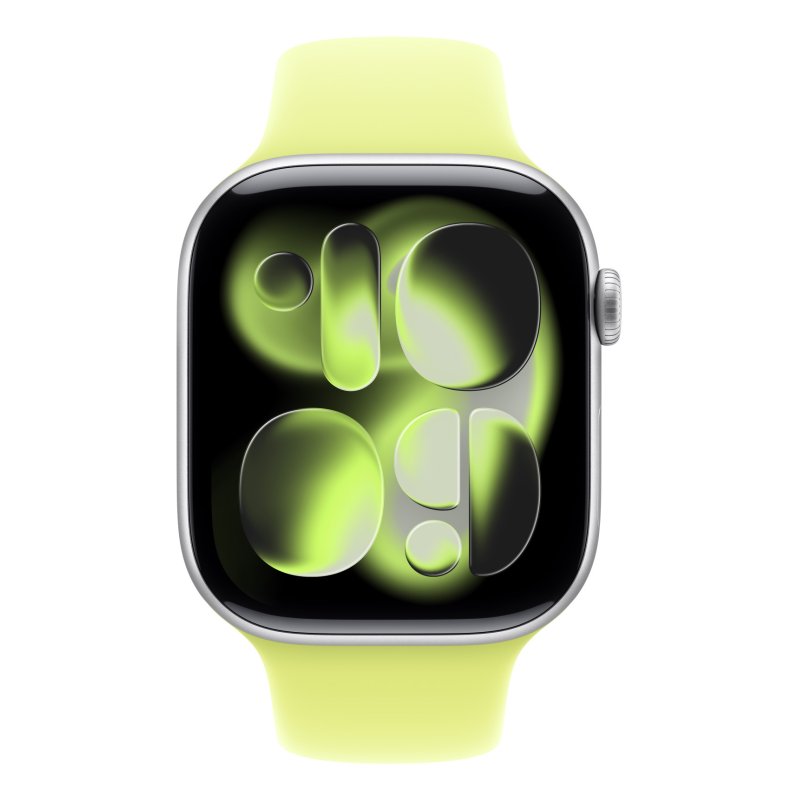 Apple MFGW4ZM/A accessoire intelligent à porter sur soi Bande Jaune Fluoroélastomère