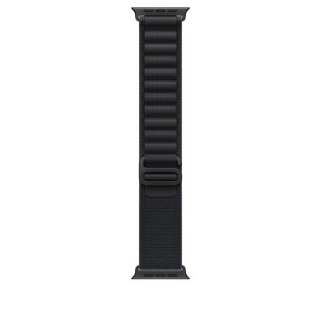 Apple 49mm Black Alpine Loop - Small - Black Titanium Finish Band Titanium, Polyester, Spandex