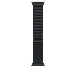 Apple 49mm Black Alpine Loop - Large - Black Titanium Finish Band Titanium, Polyester, Spandex
