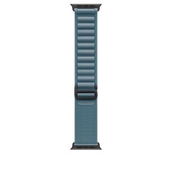 Apple 49mm Light Blue Alpine Loop - Small - Black Titanium Finish Band Titanium, Polyester, Spandex