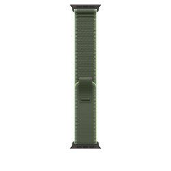 Apple 49mm Green/Neon Trail Loop - S/M - Black Titanium Finish Bande Vert Titane, Polyester, Spandex, Nylon
