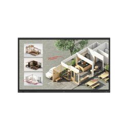 LG CreateBoard Standard interactive whiteboard 2.18 m (86") 3840 x 2160 pixels Touchscreen Black