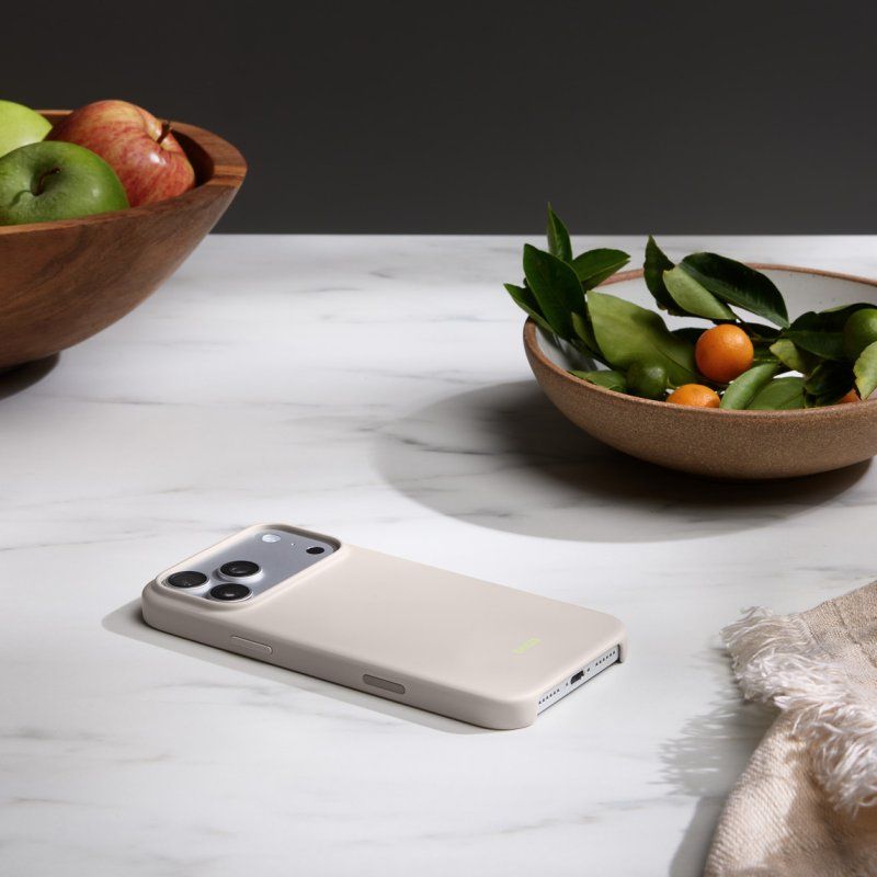 Apple MGJE4LL/A coque de protection pour téléphones portables 17,5 cm (6.9") Housse Citron vert, Couleur de la pierre